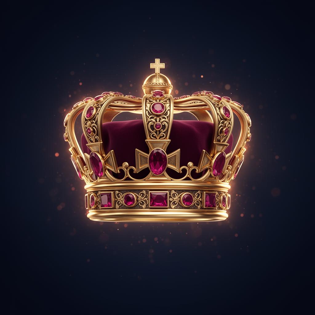 Royal crown emblem